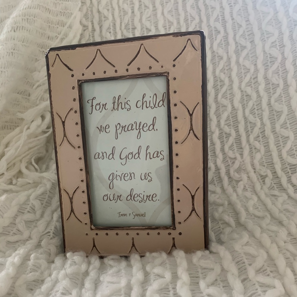 Beautiful For This Child We Prayed Sign